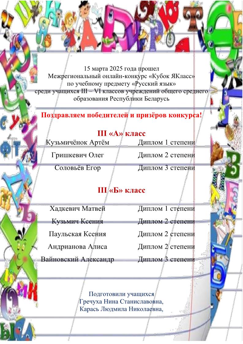 итоги межрегионального конкурса по русскому языку март 2025