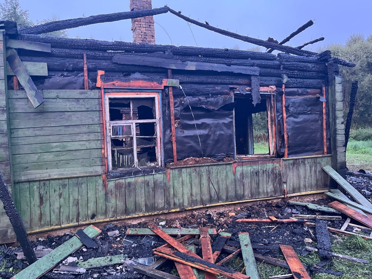 пожар